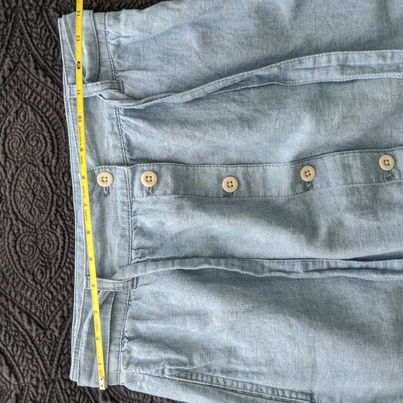 Madewell Chambray Button Down Skirt - Picture 4 of 5